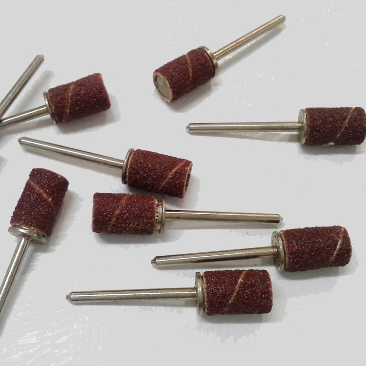 100 stücke Schleifen Ärmel Schleifen Bands Nagel Manikübetreffend Maschine Zubehör Acryl Gel Polieren Entferner Trommel Elektrische Nagel Datei Sanders