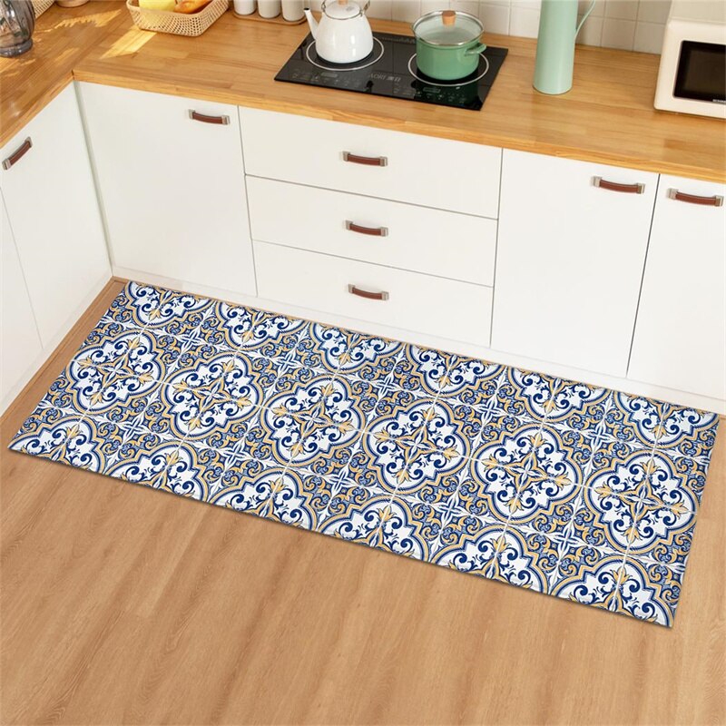 Alfombra antifatiga para el suelo de la cocina, felpudo lavable para pasillo, puerta de entrada, baño, dormitorio y sala de estar