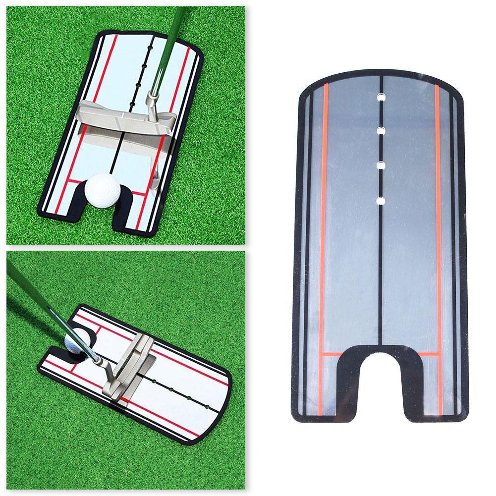 Golfsæt spejl golf træningshjælp tilpasning sving øje praksis 32 x golf swing tilbehør lige 14.5cm line træner  z2 h 8