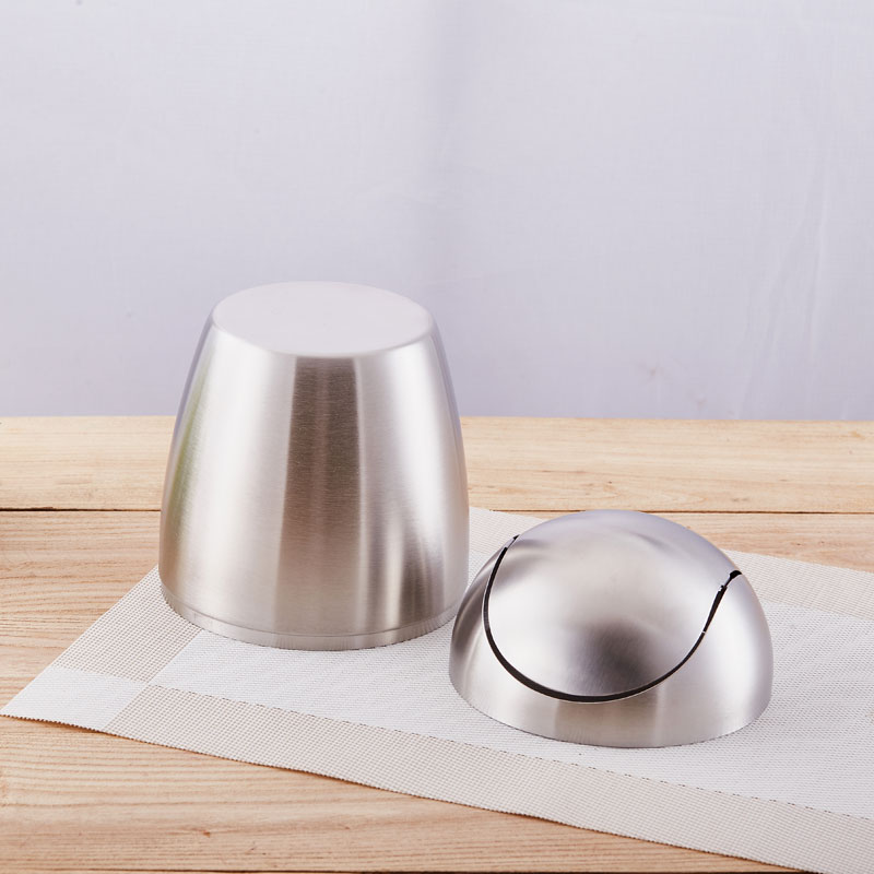 Afvalbakken Mini Prullenbak Voor Bureau Met Kan Kleine Tiny Aanrecht Prullenbak Kan Voor Kantoor Badkamer Keuken Afval mand 1.5 L
