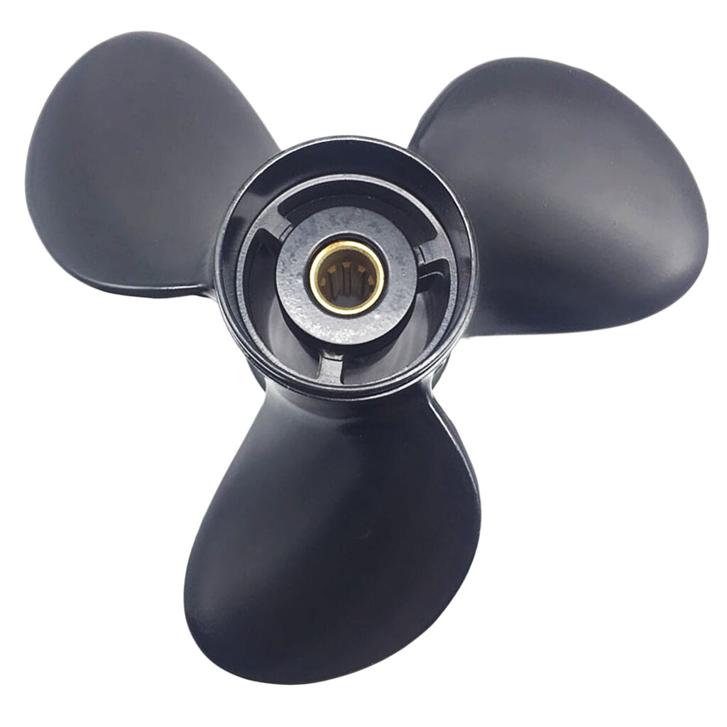 Black Boat PROP PROPELLER 3 Blade Aluminum for Suzuki Outboard Engine 8-15HP