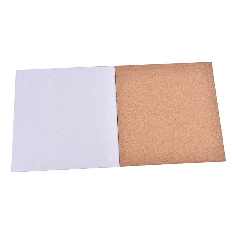 Kork oppslagstavle notat pin borde pute rammeløs 300 x 300 x 6mm fester inkludert notat produkt utstillingsbrett