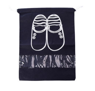 2022 Sport Fitnessstudio Tasche Wasserdichte Schuhe Tasche Tragbare Kordelzug Tasche Nicht-gewebte Organizador Fitness Gymnastik- Basketball FußBall Schuh: Tibetan Blau  klein