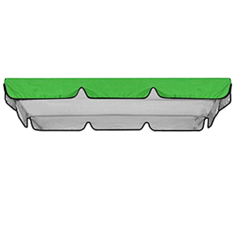 UV-beständige Schaukelabdeckung, Ersatz-Überdachungshülle für Garten, Hof, wasserdicht und UV-beständig für 3-Sitzer-Schaukel
