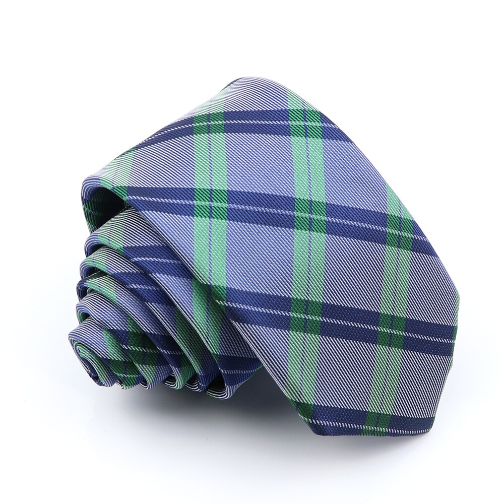 Corbata Negra a rayas para hombre, corbatas a cuadros de Color sólido de 6cm, azul y rojo, accesorios de uso diario, corbata, de de boda para hombre: 23