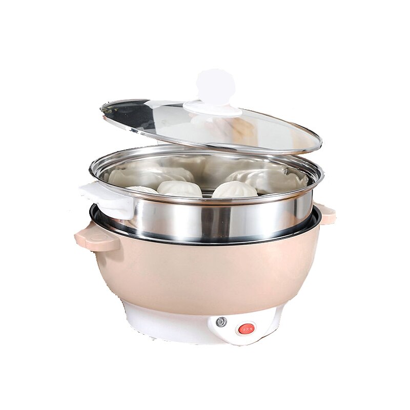 Electric wok multi-functional household pot dormitory dormitory student pot small electric rice cooker mini electric cooking pot