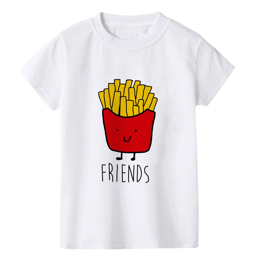 T-shirt manches courtes pour enfants, humoristique et humoristique avec le meilleur ami pour garçons et filles, tendance: A276-KSTWH- / 9T