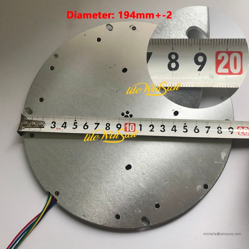 54 LED Plate Disk LED Par Light Par LED Light 54 LEDs RGBW RGB Blue Warm White LED Plate