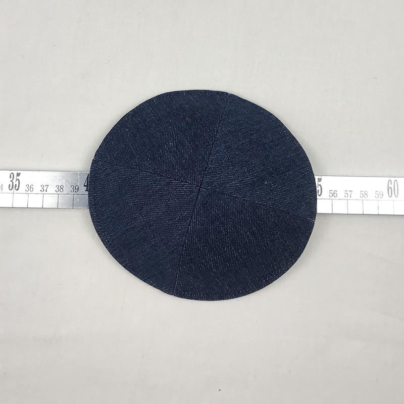 Jewish Handmade Jeans Kippah Kippa Kipot Kipa Yarmulkes Yarmulka 5.9 inches