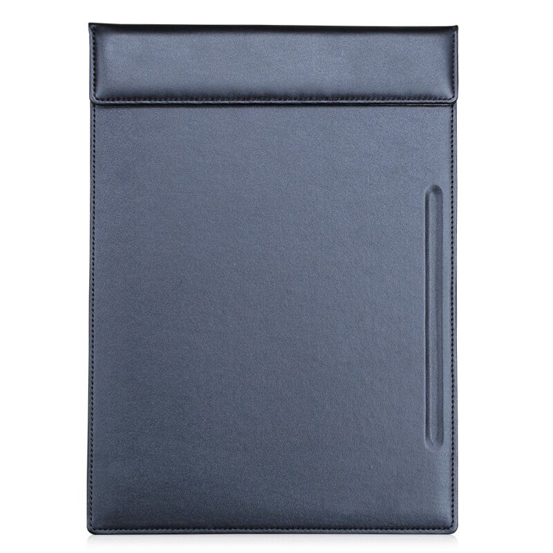 35*25cm PU Leather File A4 Paper Clipboard Meeting Report Clip Board Take Note Writing Pads with Pen Slot