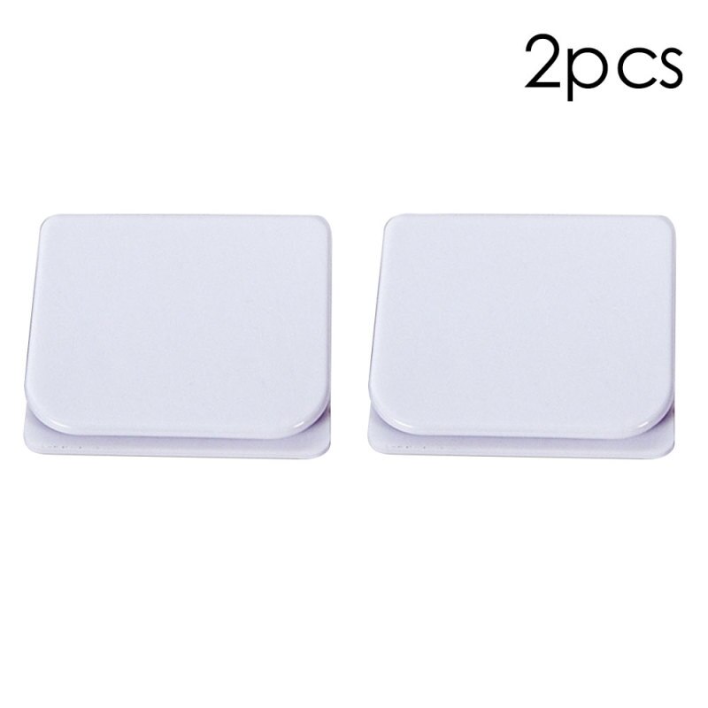2Pcs/set Shower Curtain Clips Anti Splash Spill Water High Toilet Guard Shower Curtain Rings Clip Bathroom Products: Default Title
