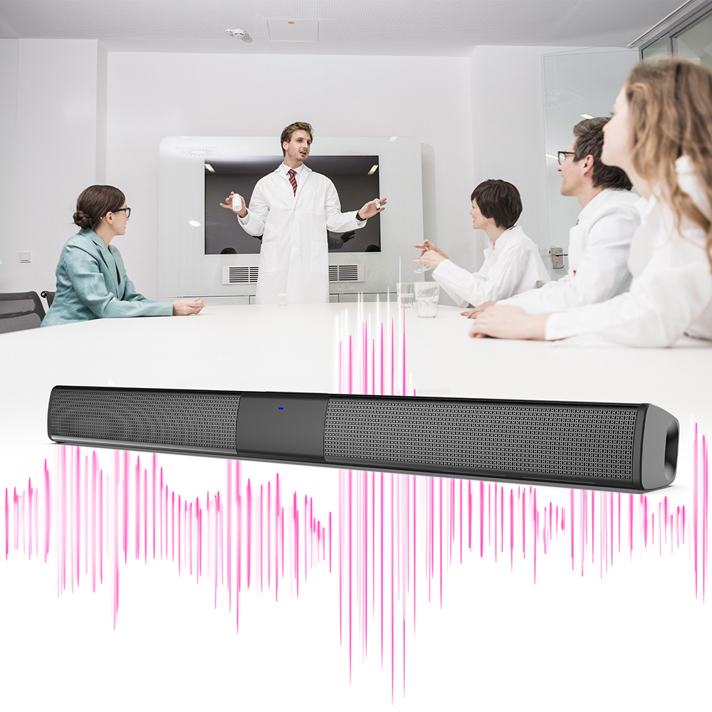 20W Wireless Bluetooth Soundbar Stereo Speakers Home Theater Audio TV Sound Bar Surround Sound Column Dual Subwoofer BS28D