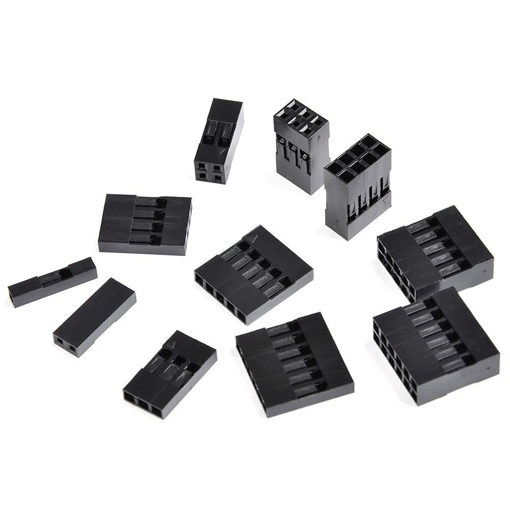 620 Pezzi/set 2.54 millimetri Dupont Alloggiamento Connettori Spille del Connettore Maschio Femmina A Crimpare Spille s Per Il Kit di Arduino E Raspberry Pi progetti