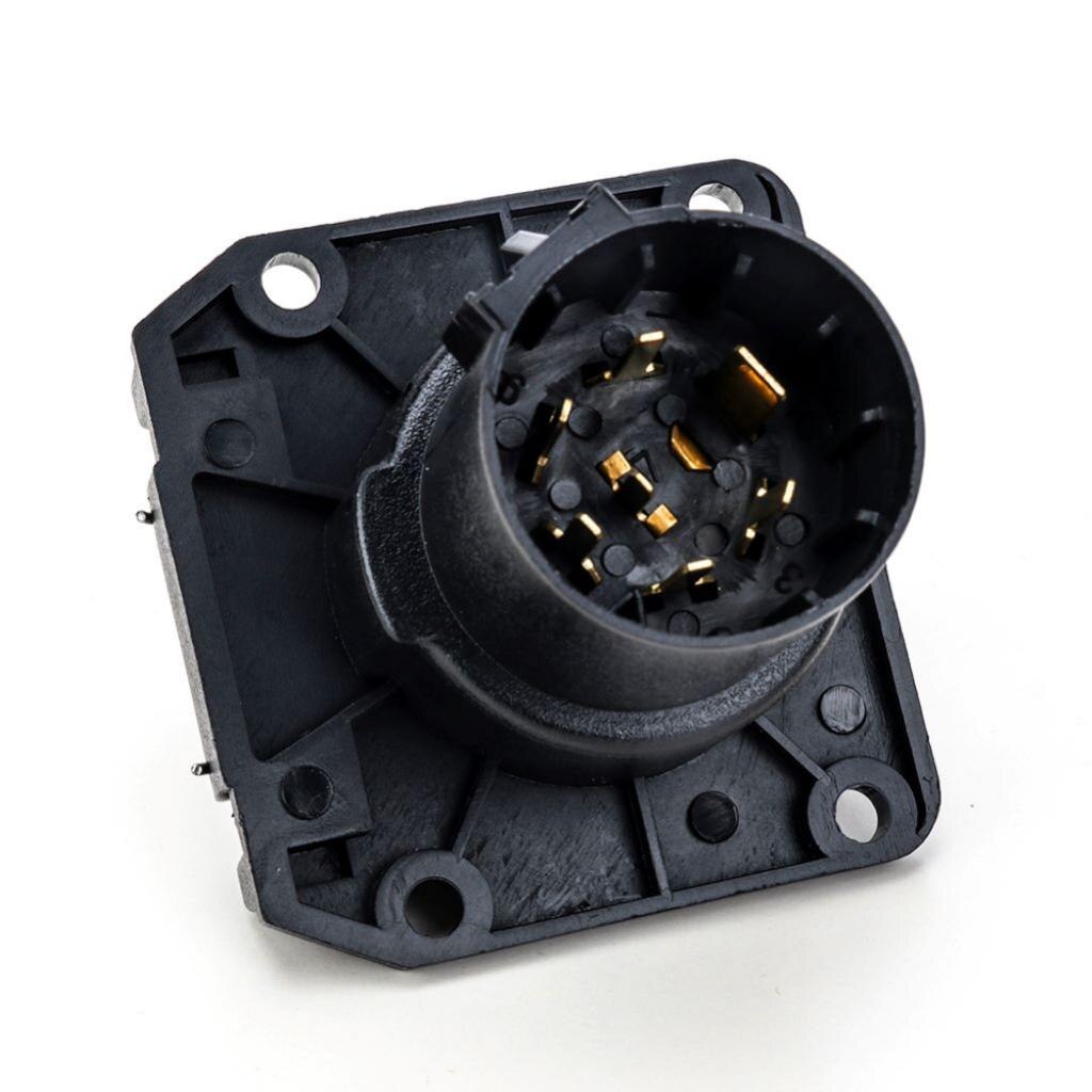 Embout de Remorque de Supérieure à 7 Broches Rondes pour Prise de Câblage 12V de Remorquage Attelage de Remorque