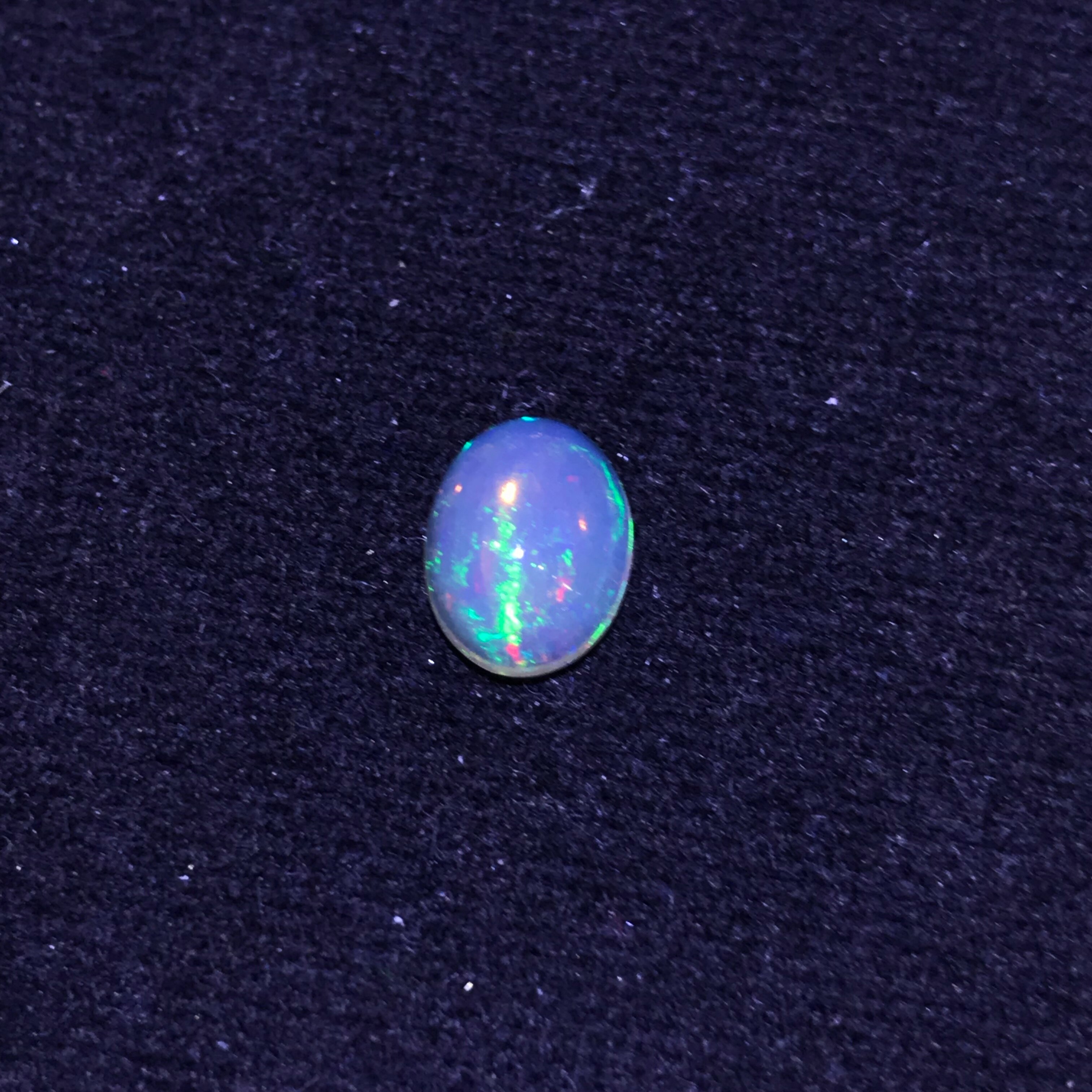 Natürliche äthiopischen bunte cuting opal oval 8*10mm top natürliche kostbare edelsteine für 925 sterling silber schmuck