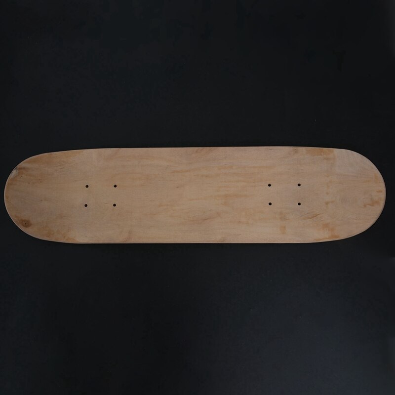 8Inch 8-Layer Maple Blank Double Concave Skateboards Natural Skate Deck Board Skateboards Deck Wood Maple