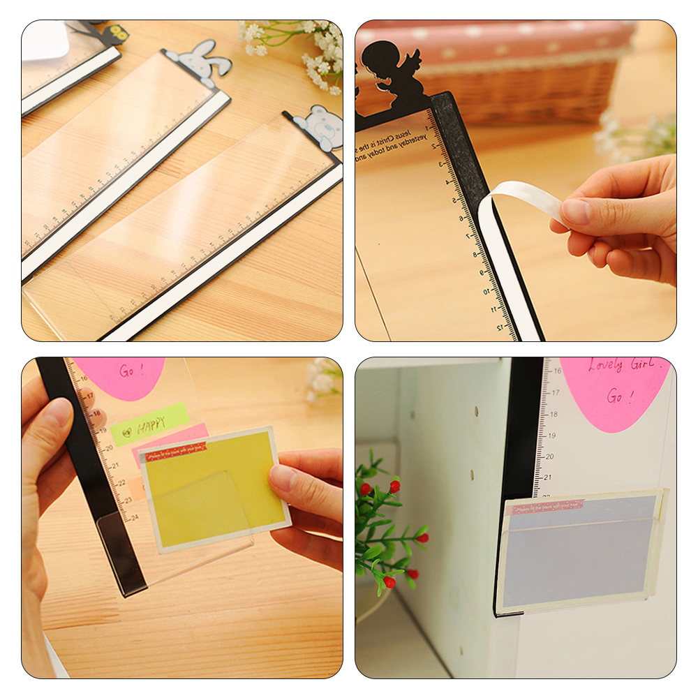 2pcs Message Board Computer Display Screen Sticker Monitors Side Panel Planner Writing Record Remind Memo Pad Side Panel