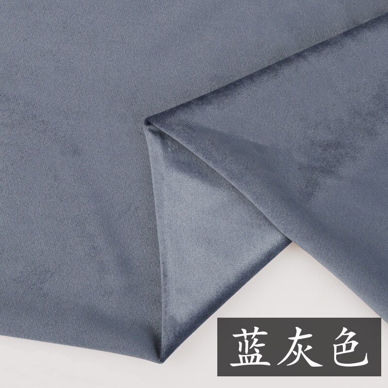 50cm*150cm fløyels klut tykk flanell plysj stoff fløyel pute sofa gull fløyel stoff for kjole fløyel stoff: Brun