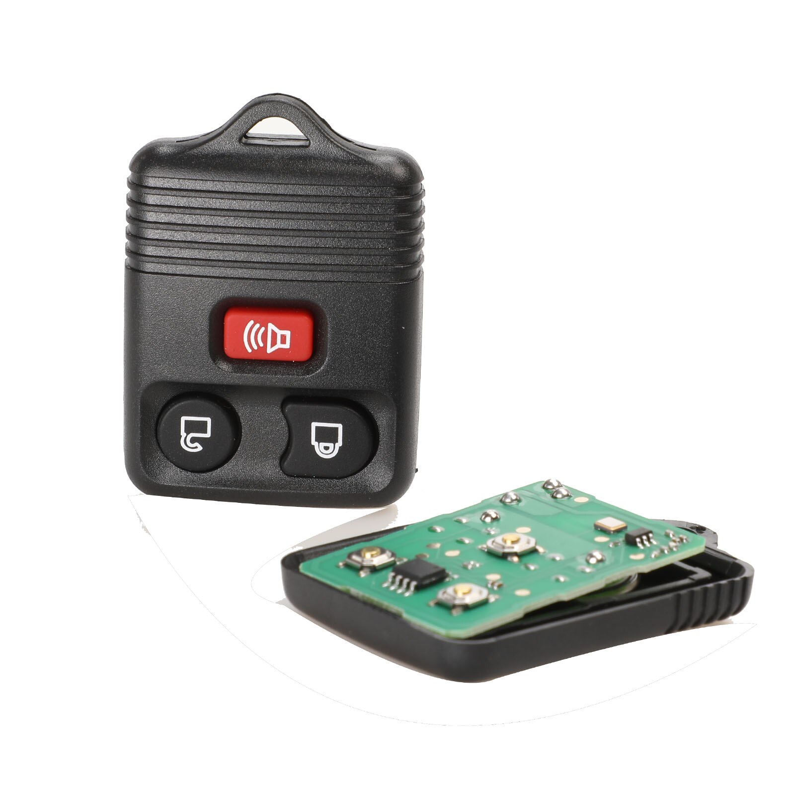 Llave remota de 3/4 botones para coche Ford, mando a distancia de entrada sin llave, 315Mhz, reemplazo completo de Control inteligente: 3 Buttons