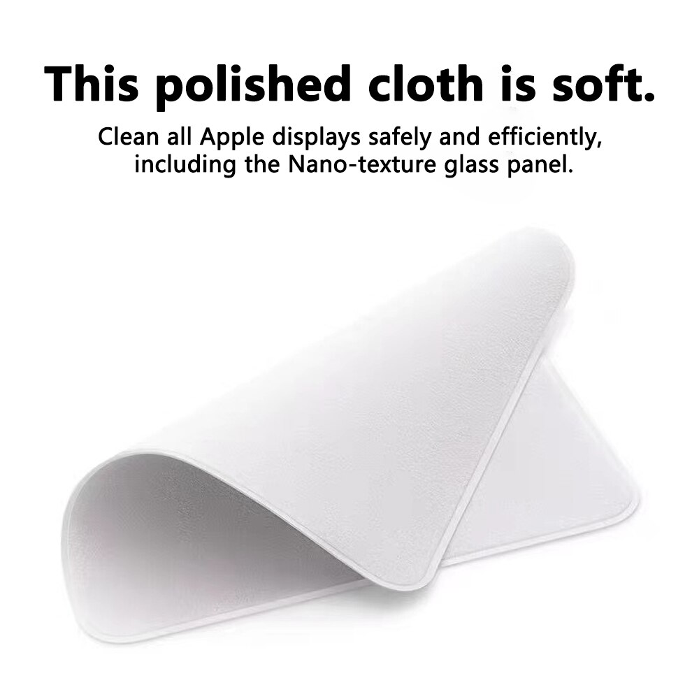Polieren Tuch Für Apfel Bildschirm Anzeige Glas Reinigung Tuch Liefert Für iPhone iPad Macbook Nano-Textur Tafeln Polnischen Tücher
