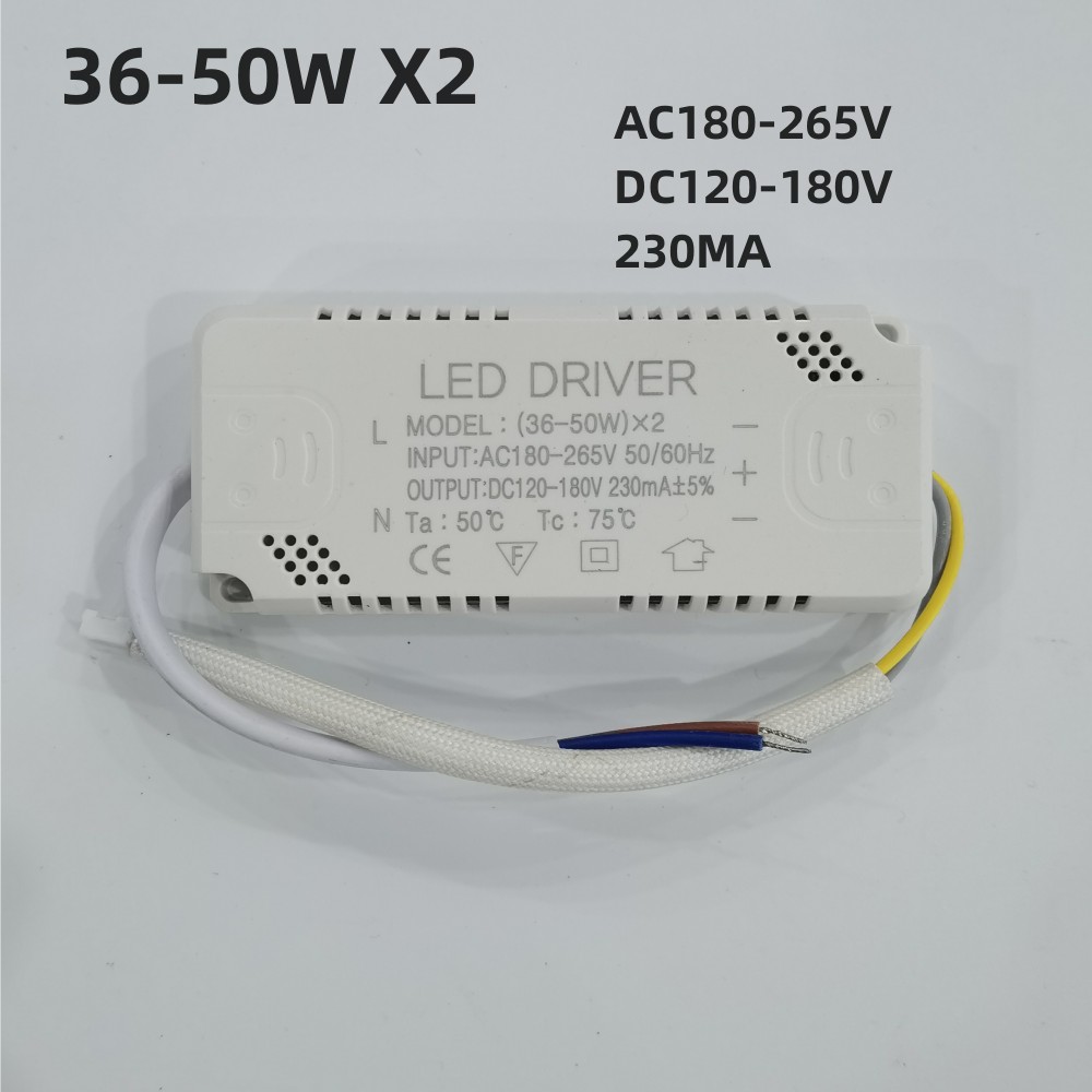 LED Driver 280mA 12-24W 25-40W 36-50W 50-70W Voeding Adapter Verlichting Transformers Verlichting Transformator: Blauw