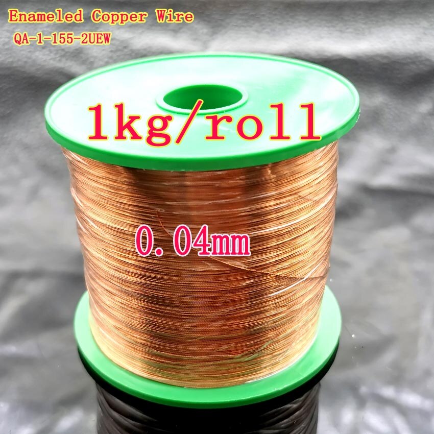 1kg 0,1mm 0,25mm 0,5mm 0,65mm 1,3mm de alambre de cobre Alambre de alambre de cobre esmaltado, alambre bobinado de la bobina de alambre de cobre Alambre de alambre bobinado