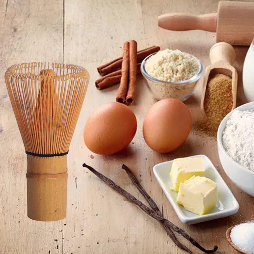 Novel Tea Brush Practical Matcha Tea Powder Bamboo Whisk Green Tea Chasen Brush Tool Kitchen Useful Accessories
