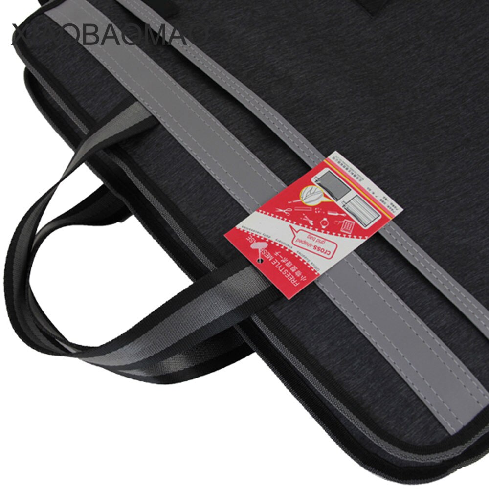 Canvas file folder a4 zipper file bag business office school paper file organizer briefcase Transaction package