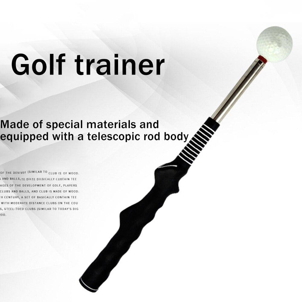 Telescopic Golf Swing Training Aid for Rhythm, Flexibility, Balance, Tempo, and Strength Golf Warm-Up Stick