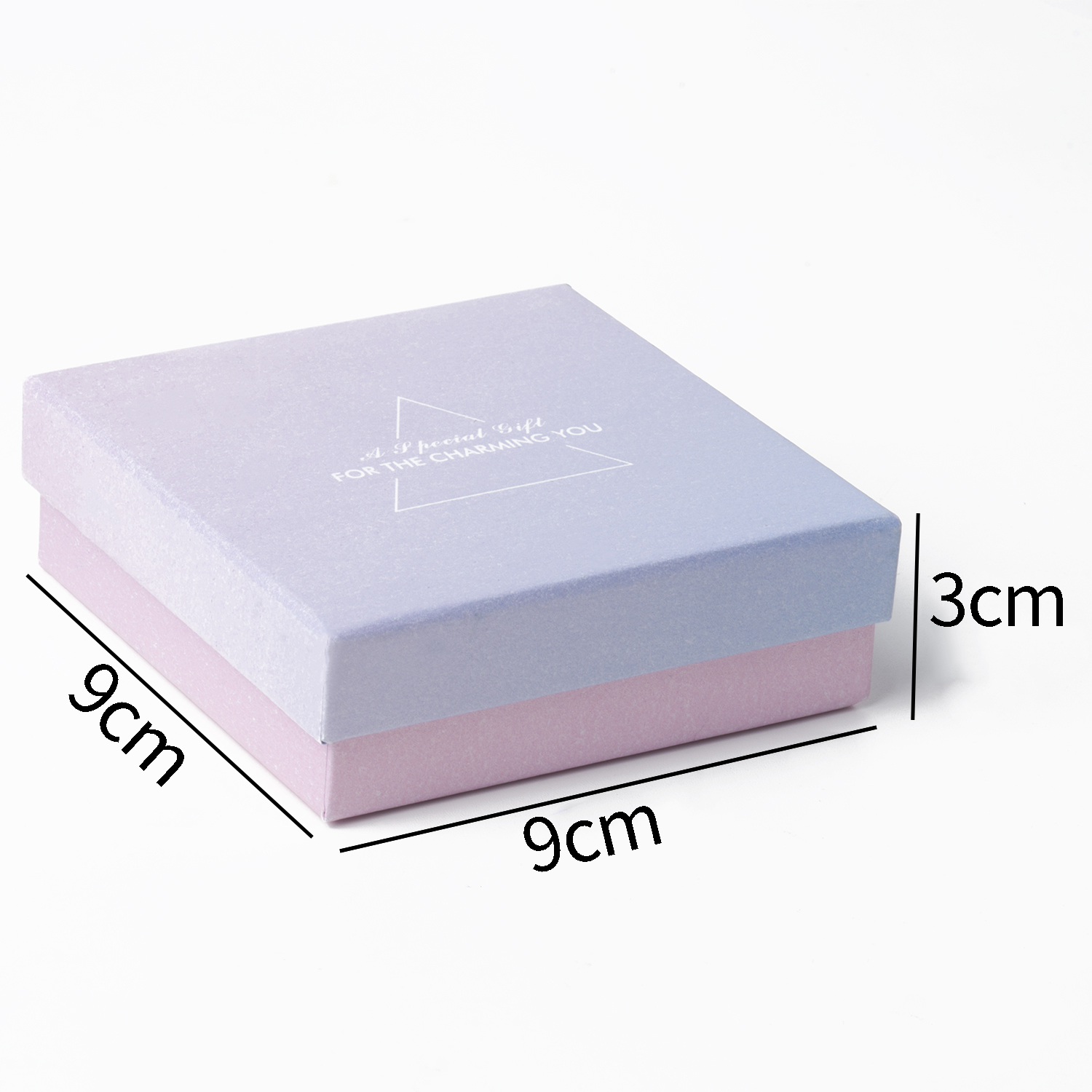 Joyero de papel, cajas de cartón para pulseras, anillos, de joyería, embalaje de exhibición, caja de embalaje de almacenamiento: Negro