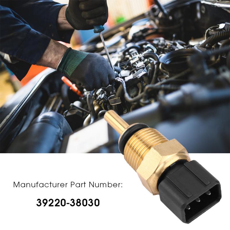 3 pin Water Coolant Temperature Sensor for HYUNDAI ACCENT VELOSTER KIA 39220-38030 Auto Accessories