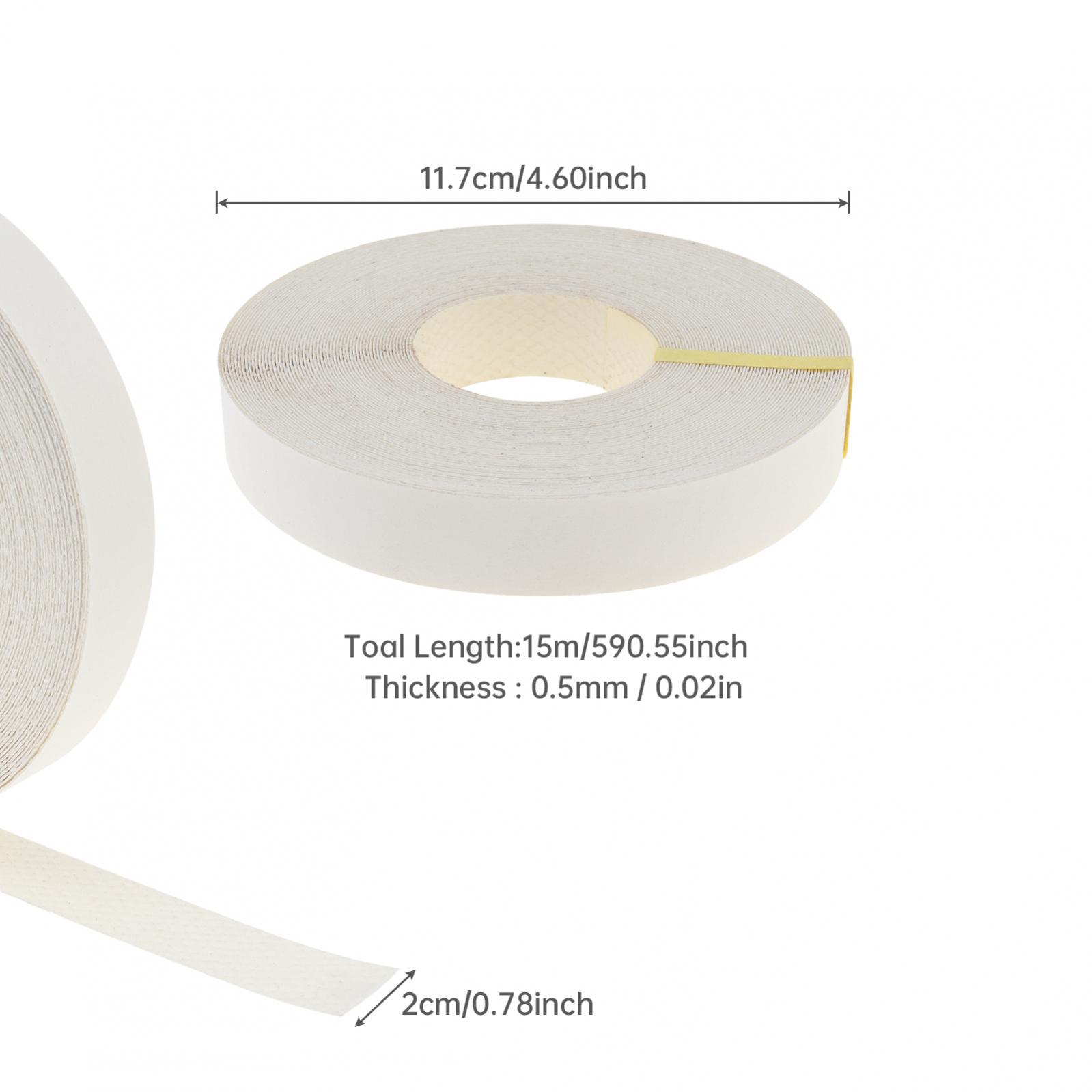 Cinta adhesiva termofusible de 15 metros para muebles, cinta de melamina, bandas para bordes, chapa prepegada, madera contrachapada para decoración de bordes de gabinete