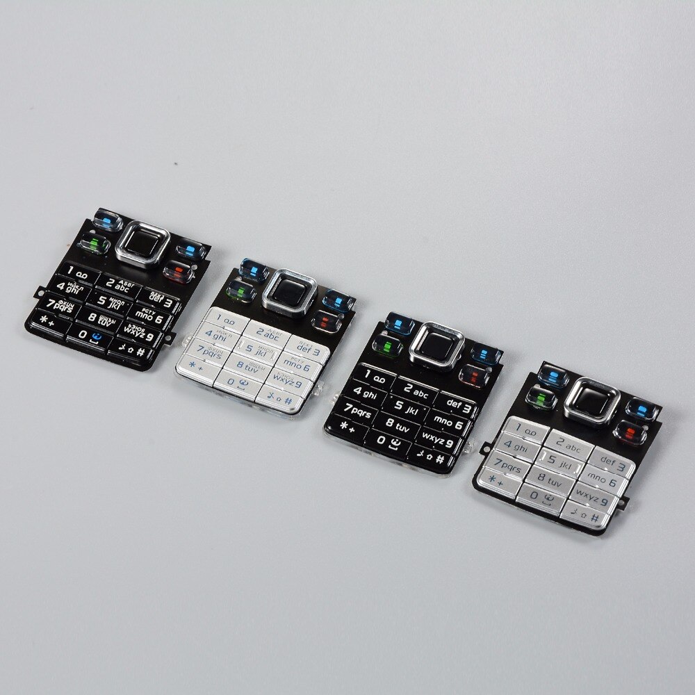 Voor Nokia 6300 Display Cover Midden Frame Behuizing Case + Keyboard Back Deur Engels/Russische Toetsenborden + Gereedschap