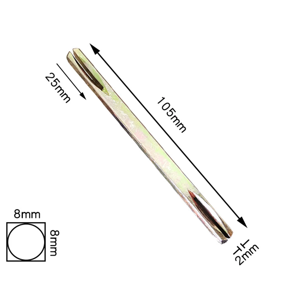 Husillo cuadrado de 85-130mm, manija de ventana de puerta galvanizada de 8mm, pasador cuadrado de hierro, núcleo de bloqueo de varilla cuadrada, accesorios de cerradura de puerta de varilla cuadrada