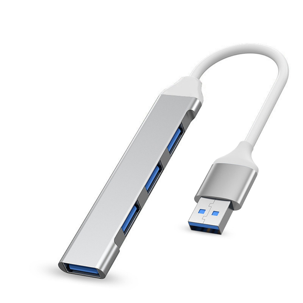 Adaptateur répartiteur multi-ports HUB USB 3.0 4 en 1, haute vitesse, USB 3.0/Type C à 4 USB OTG, pour Macbook Pro, accessoires pour ordinateur portable: YELLOW