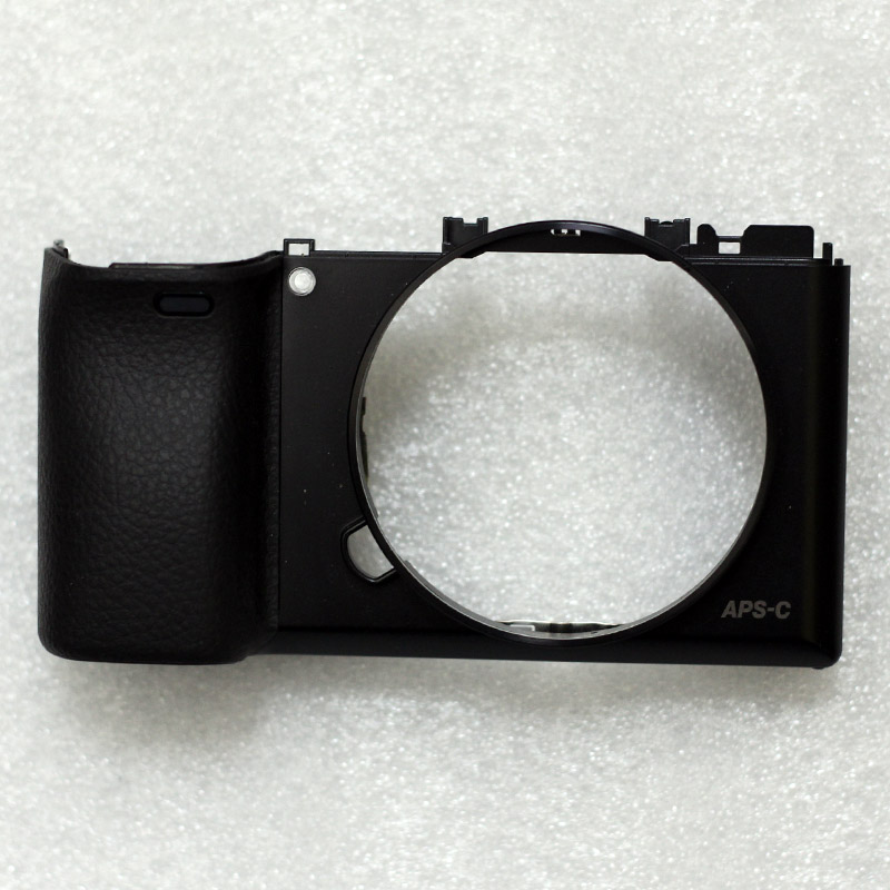 Front cover assy with grip rubber Repair parts for Sony ILCE-6000 A6000 camera: Black
