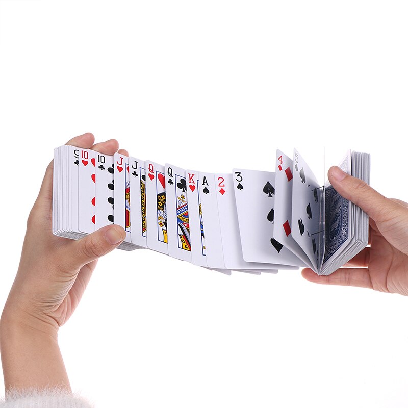 1 Set Magic electric deck of cards magician prank trick close up stage poker prop red 6.2cmx8.7cmx1.5cm