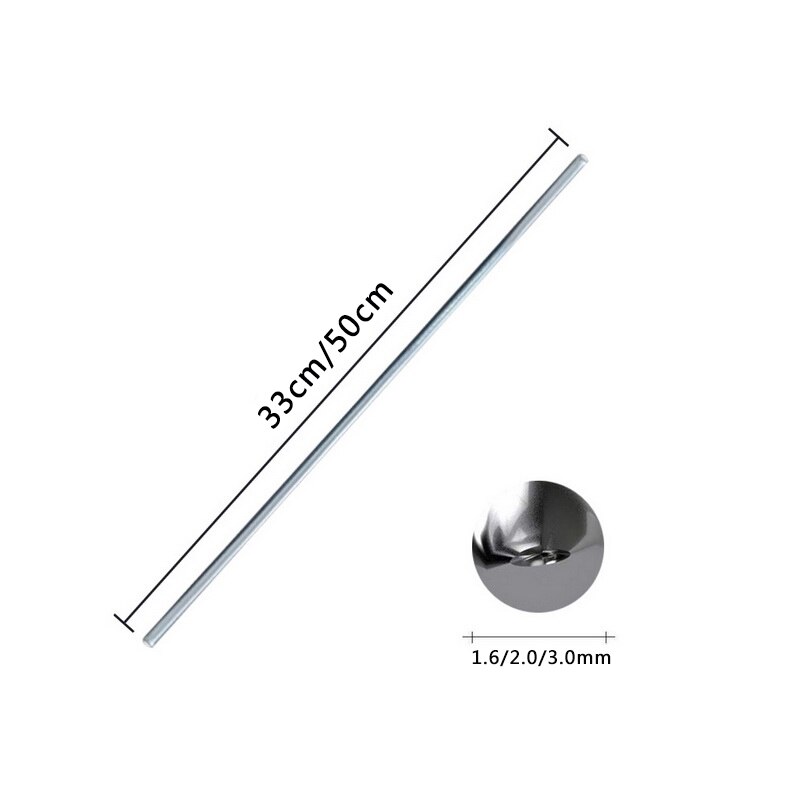 1.6/2.0/3.0mm svetsning av aluminium lödning stav låg temperatur aluminium lod stav svetsning tråd 10/20/30/50 st