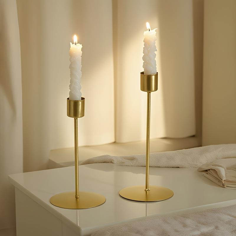 Europäischen Stil Metall Kerzenhalter Einfache Goldene Hochzeit Dekoration Bar Party Wohnzimmer Dekor Wohnkultur Kerzenhalter