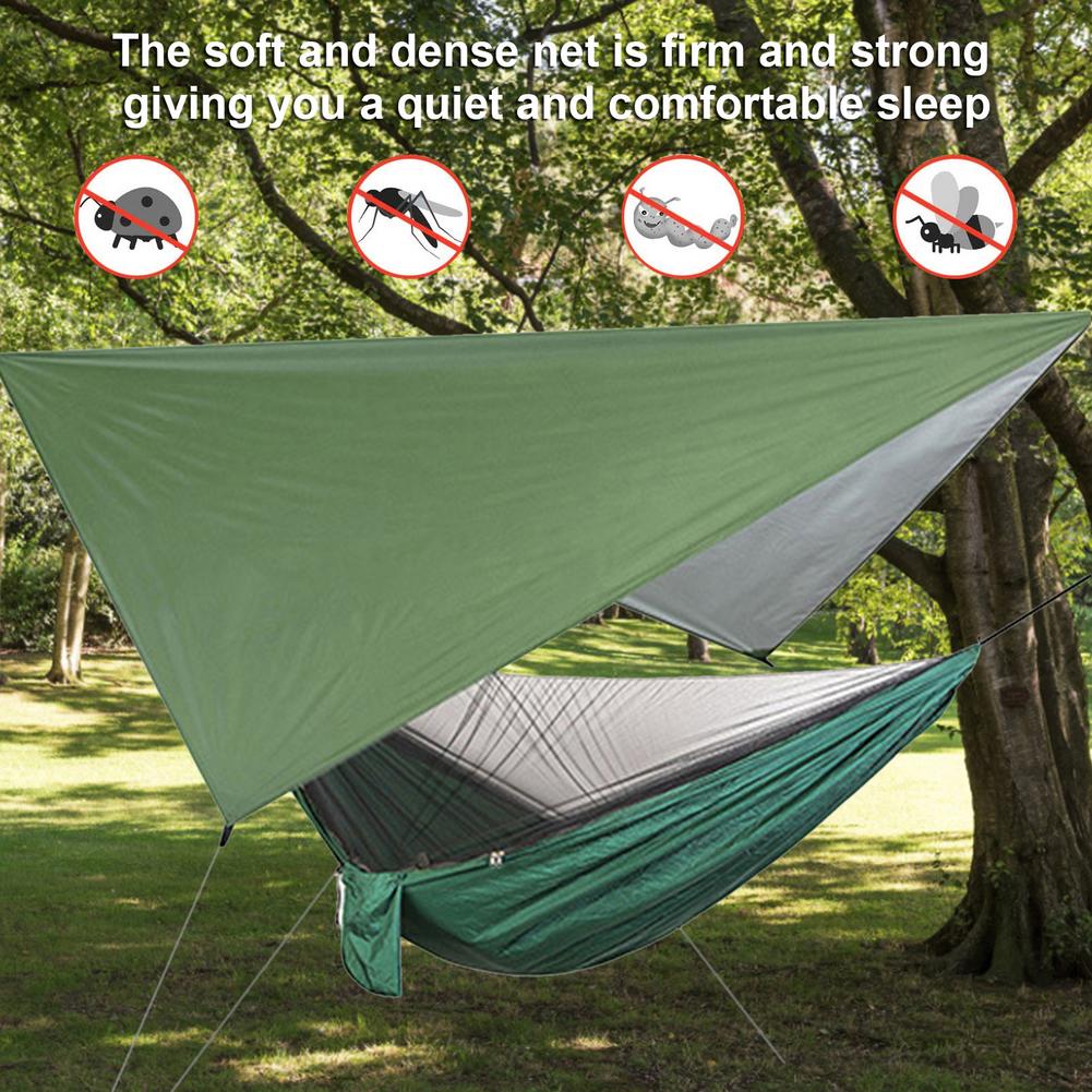 Outdoor Camping Hammock Mosquito Net Beach Tarp Tent Sun Shade Garden Patio Hammock Canopy Bug Net &amp;amp; Rain Fly Tarp Sun Shelter