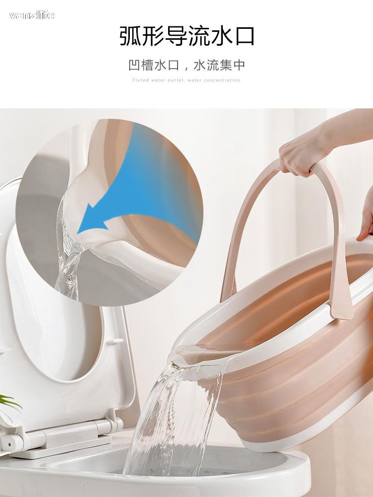 Household rectangular mop bucket collapsible water breaker squeeze basket cleaning bucket glue cotton mop buckets