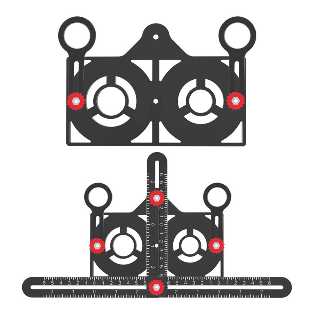Bau Werkzeuge Multi-Winkel Messen Lineal Manuelle Fliesen Cutter Fliesen See schlagen Messen Werkzeug DIY Holz Fliesen Bodenbelag schlagen werkzeug