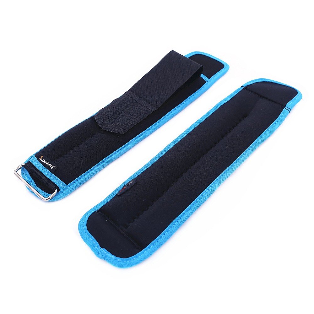 Fdbro 1 Kg/pair Verstelbare Pols Enkel Gewichten Ijzer Zand Zak Gewicht Bandjes Met Neopreen Padding Voor Voor Oefening Fitness Running