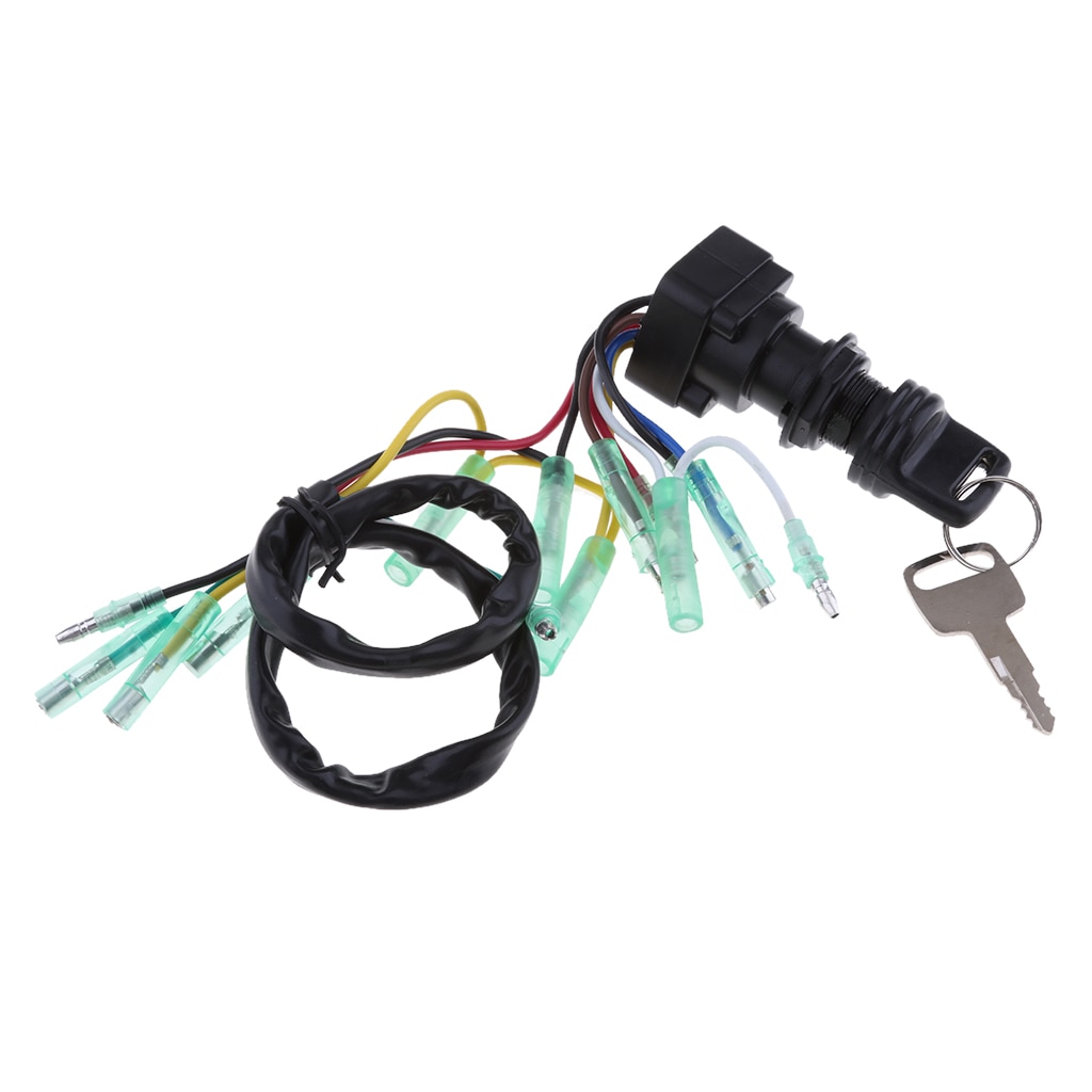 Boat Ignition Switch Assembly with 2 Keys Control Box Ignition Switch For Marine Outboard Motors Boat Accessories Marine