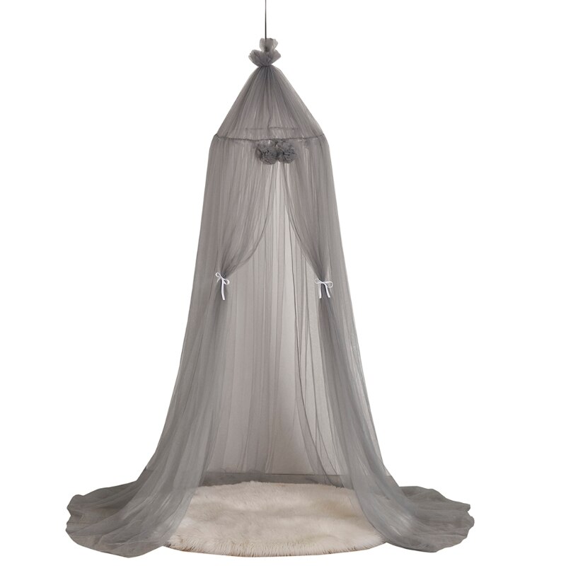 N84E Baby Mesh Garen Bed Luifel Wieg Muggen Netto Gordijn Dome Opknoping Tent Kinderkamer Decor