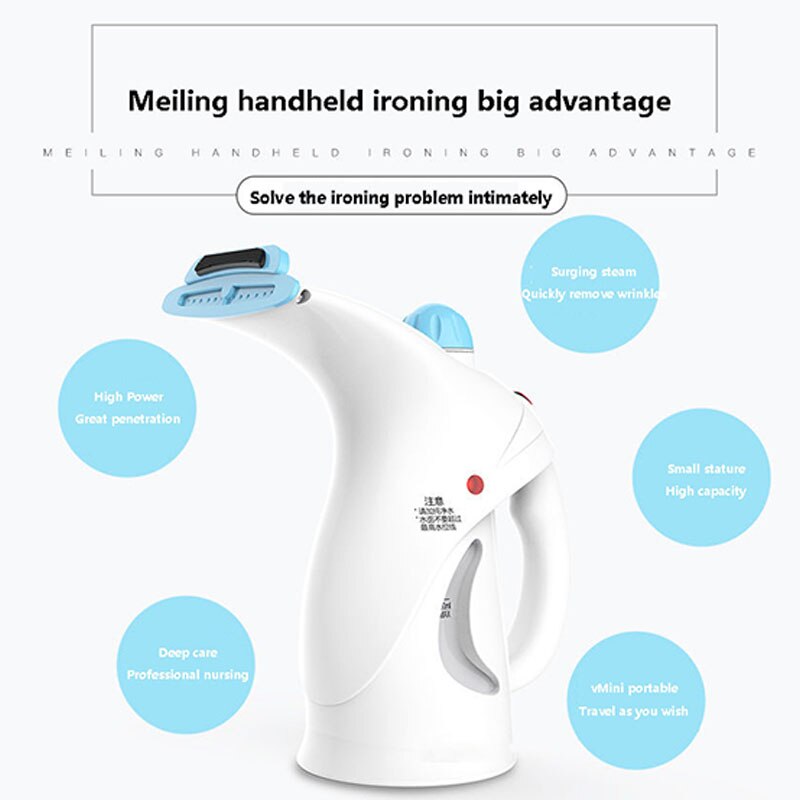 Steam Iron Hand-held Hanging Ironing Machine Household Clothes Ironing Machine Mini Small Portable Clean Wrinkle Removal YZ