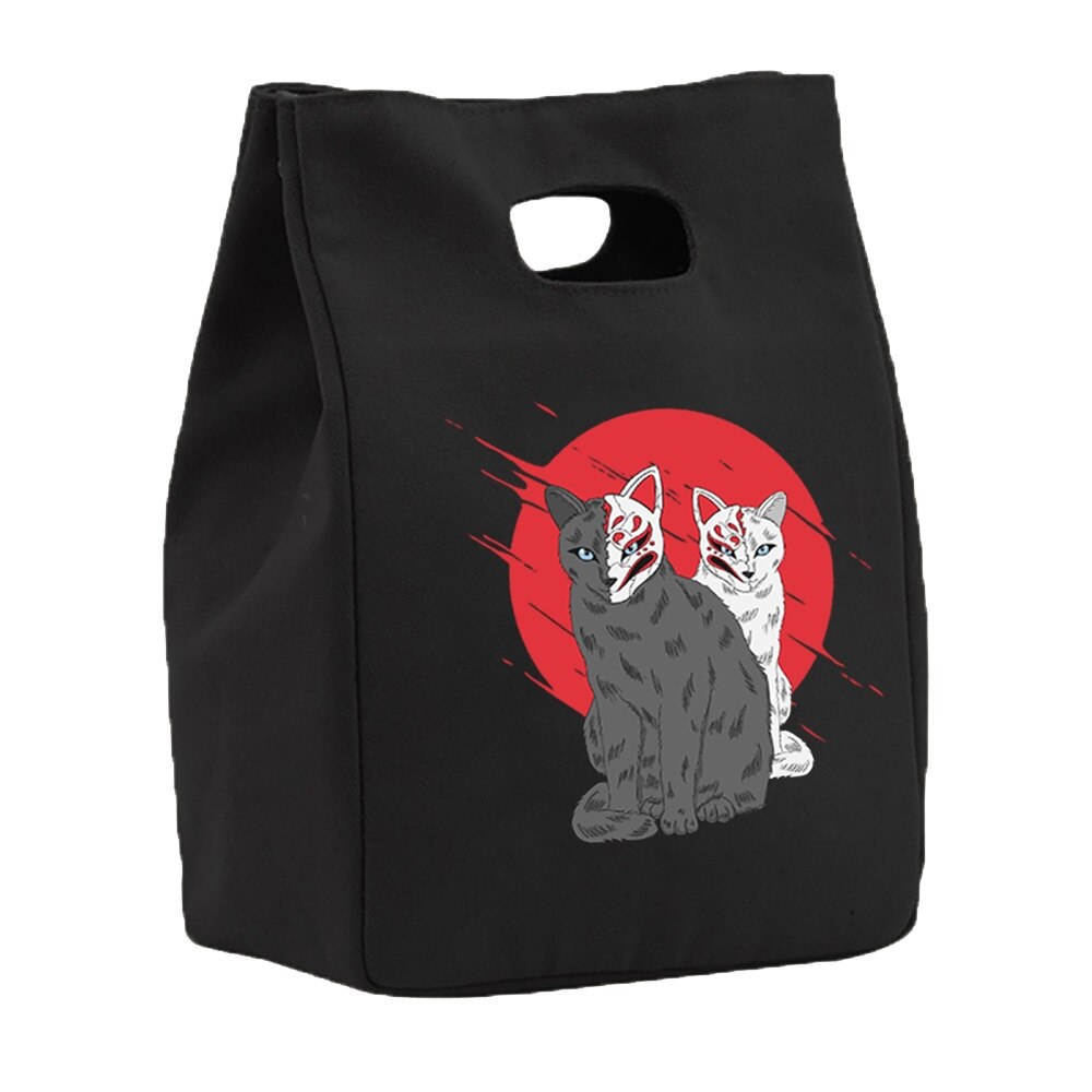 Isolierung Mittagessen Lebensmittel Isolierung Kühler Taschen Magnetische Geschmack Leinwand Tasche Zinn Folie Lebensmittel Taschen Tragbare Multifunktions Drucken Eco Tasche: 5Maske007