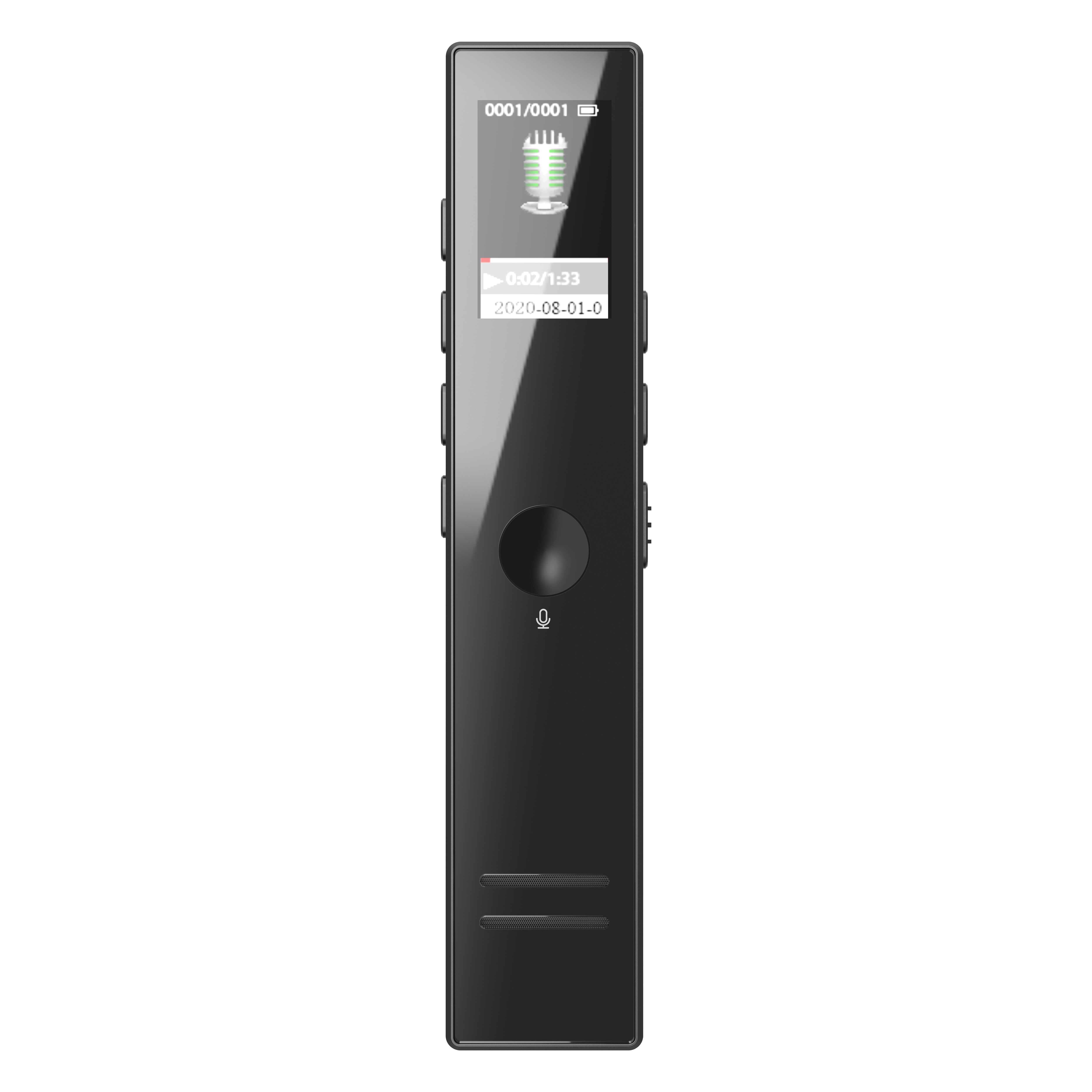 Yiguo N8s Digitale Recorder, Geschikt Voor Studenten Opnemen In Klasse, Ondersteuning MP3 Speler: Black / 8GB