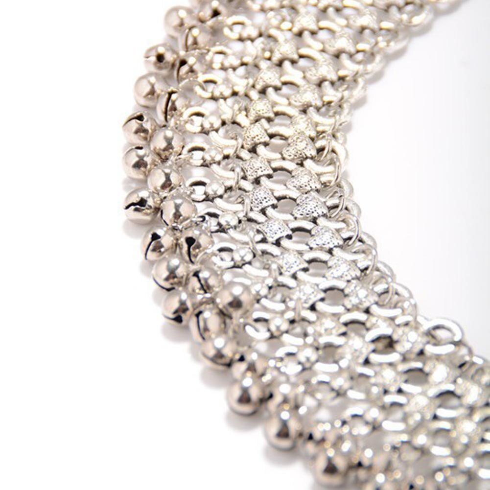 Women Ankle Statement Wide Jewelry Summer Bohemian Ethnic Heart Tiny Bell Tassel Anklets For FS99