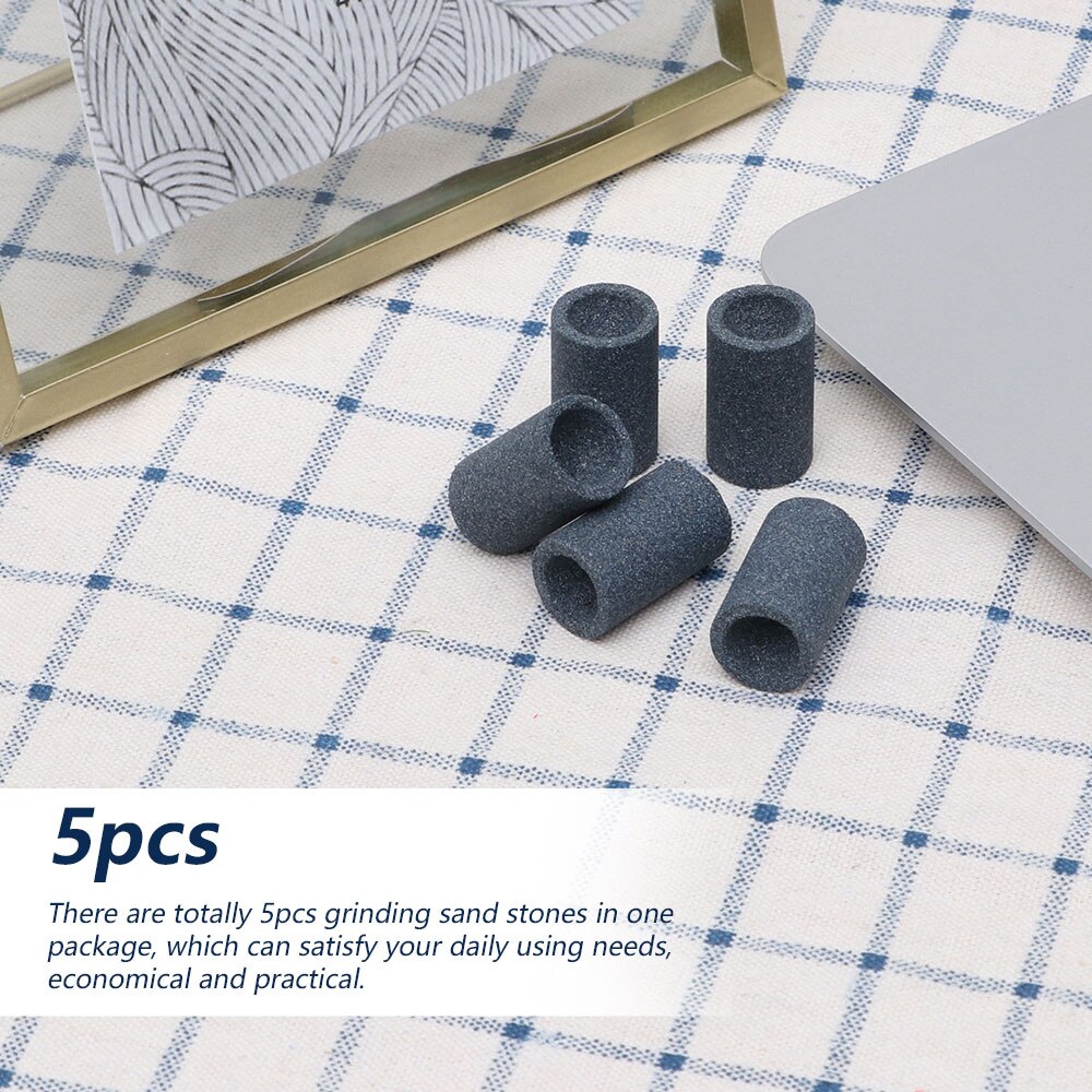 5pcs Dart Needle Grinding Stone Round material Sharpening Stone Grinding Sand Stone Dart Sharpener